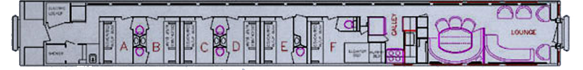 Northern Dreams Rail Charter Layout Diagram